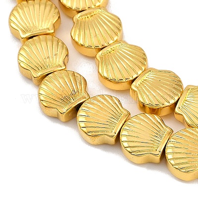 Гальванические нити из синтетических немагнитных гематитовых бусин G-C156-06-1