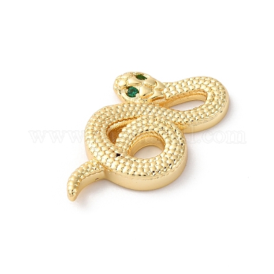 Подвески из латуни с прозрачным фианитом KK-V016-16G-1