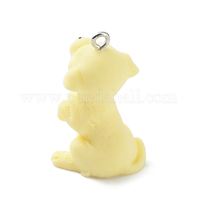 Подвески для собак из непрозрачной смолы RESI-P033-A06-1