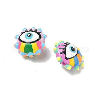 Выпечка окрашенные стеклянные бусины LAMP-D004-04-1