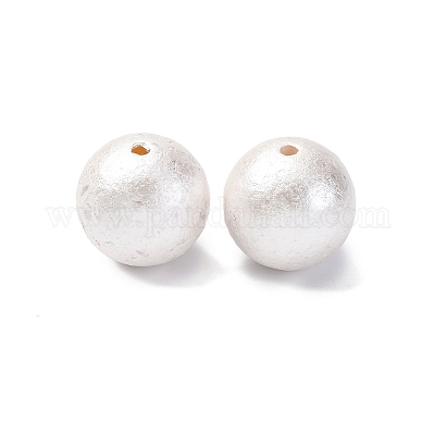 Покрытые бусины из АБС-пластика&nbsp;OACR-B026-03-1