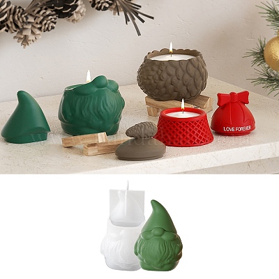 Силиконовые Молды для рождественских свечей DIY-U005-05B-1