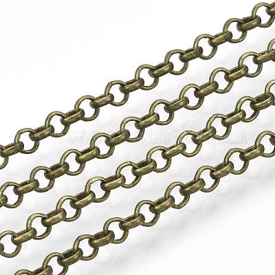 Паяные латунные цепи Роло CH-S125-08B-AB-1