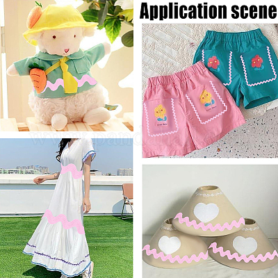 Лента из полиэстерового волнистого кружева&nbsp;OCOR-GF0004-36A-01-1