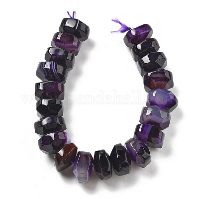 Природный агат бисер нитей G-K392-A08-1