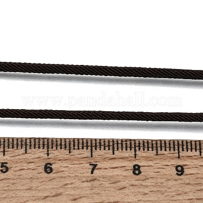 Halskettenherstellung aus 2.5 mm verstellbaren geflochtenen Nylonkordeln&nbsp;FB-CBAA152-02G-37-1