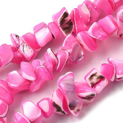 Нити бусин из натуральных трохоидных/трохус ракушек SHEL-B003-02E-1