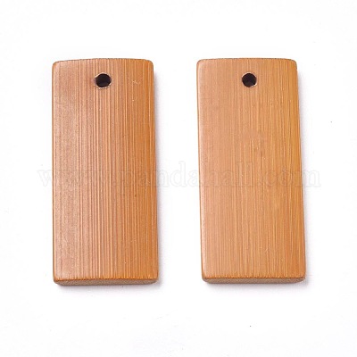 Бамбуковые подвески WOOD-WH0098-47-1
