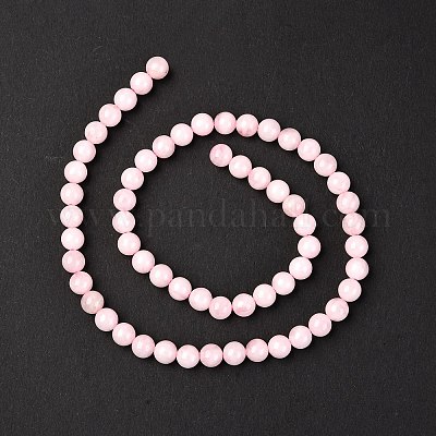 Натуральный мадагаскар розовый кварц бисер strads X1-G-D655-6mm-1