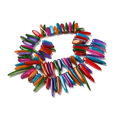 Нити бусин из натуральных пресноводных ракушек SHEL-K006-40-1