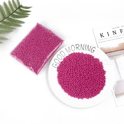 Выпечка краска стеклянные бусины SEED-S003-K24-1