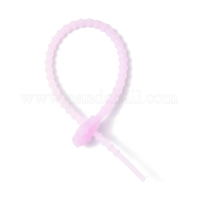 Светящиеся силиконовые кабельные стяжки AJEW-P104-01F-1