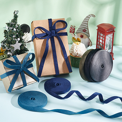 5 пакетик 5-х цветной бархатной ленты OCOR-AR0001-54C-1