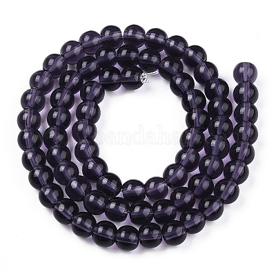 Прозрачные стеклянные бусины GLAA-T032-T6mm-03-1