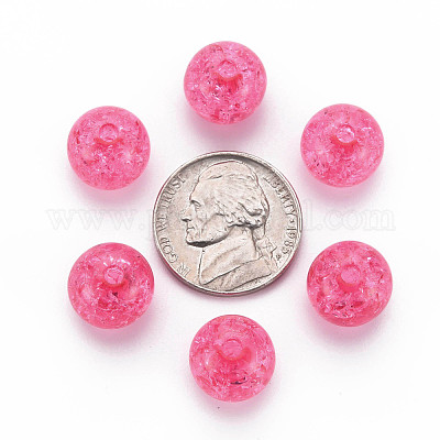 Прозрачных бусин акриловые треск MACR-S373-66A-N09-1