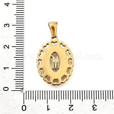 Подвески из нержавеющей стали 304 золотистого цвета STAS-K300-02G-M-1