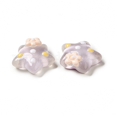 Кабошоны из полупрозрачной смолы RESI-E034-01C-1