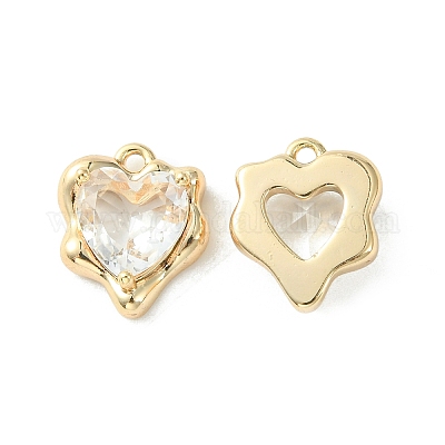 Латунные микро проложить кубического циркония подвески KK-L208-06G-07-1