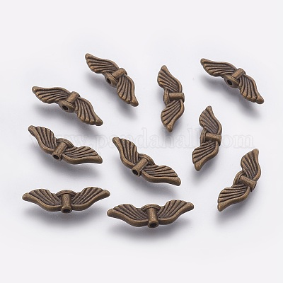 Сплавочные овальные бусины тибетского стиля  MLF10821Y-NF-1