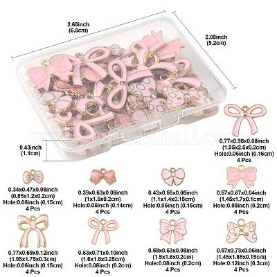 36шт 9 стиля подвески из сплава с эмалью ENAM-FS0003-43-1