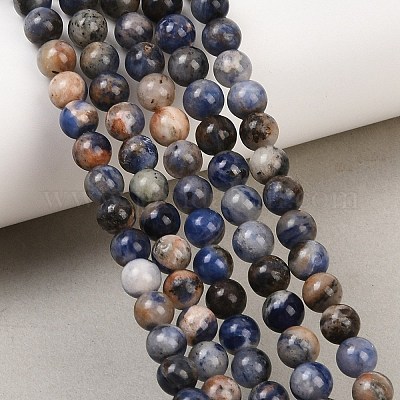 Природный содалит бисер нитей&nbsp;G-D481-12A-1