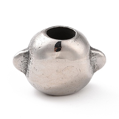 Европейские бусины из нержавеющей стали 304 STAS-M301-21AS-1