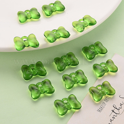 Прозрачные акриловые подвески TACR-T024-02BA-925-1