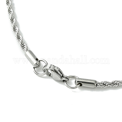 Collana Lupo In Acciaio Inox - Ciondolo Rotondo Con Catena Regolabile - Foto 10