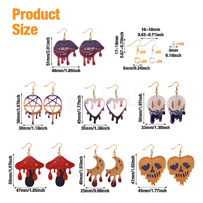 Комплекты для изготовления сережек DIY-FW0001-14-1