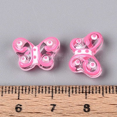 Прозрачные стеклянные бусины&nbsp;GLAA-T025-20E-1