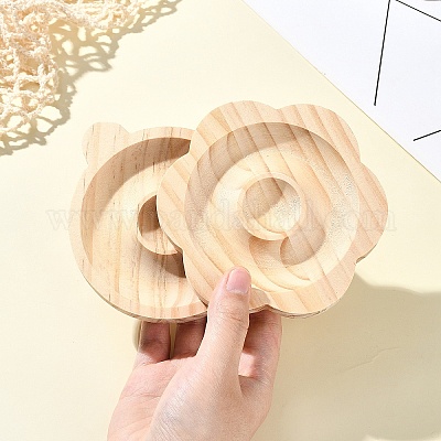 2 шт. 2 стиля браслет из бука и браслета и кольца и подставка для демонстрации бусин AJEW-YW0001-26-1