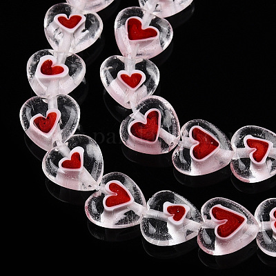 Бусы лэмпворк ручной работы LAMP-R139-04C-1