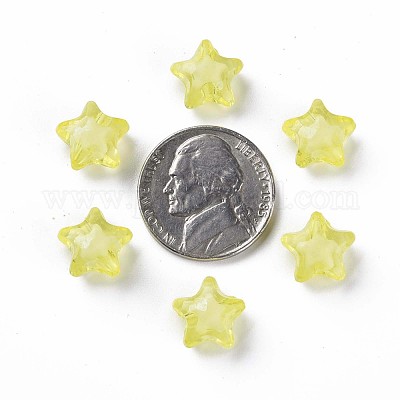 Прозрачные акриловые бусины TACR-S152-01A-717-1