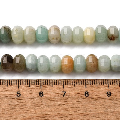 Натуральный цветок амазонитовые бусины пряди G-P587-D08-02-1