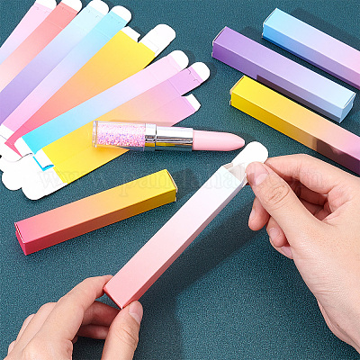 Градиент цвета бумаги подарочные коробки CON-FH0001-08-1