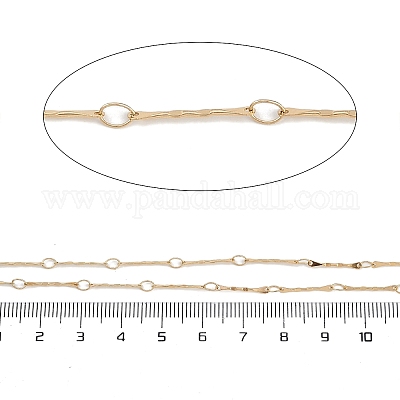 Ионное покрытие (ip) 304 нержавеющая сталь скрученные овальные звенья цепи CHS-K017-04G-1