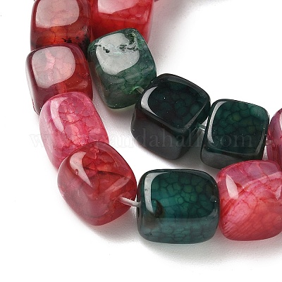 Естественные выветрившиеся агатовые бусины G-G177-E04-05-1