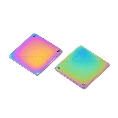 Ионное покрытие (ip) 304 нержавеющая сталь штамповка пустые бирки подвески STAS-I311-16B-RC-1