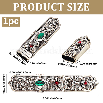 Scatole porta aghi in lega di strass&nbsp;FIND-WH20020-235AS-1