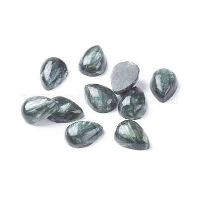 Натуральные серафинитовые кабошоны&nbsp;G-E557-09A-1