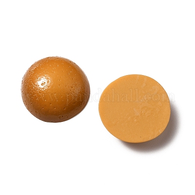 Кабошоны из непрозрачного печенья из смолы RESI-WH0035-41E-1