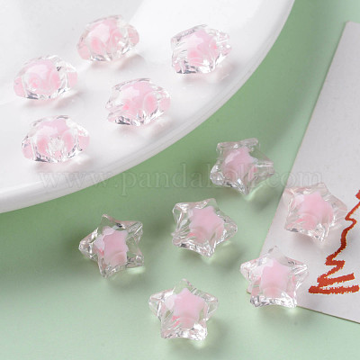 Прозрачные акриловые бусины TACR-S152-02A-SS2112-1