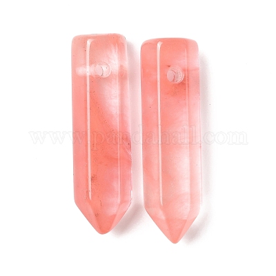 Стеклянные арбузные остроконечные подвески G-D460-01R-1