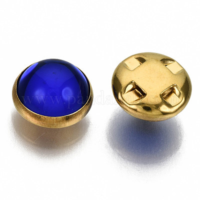 Прозрачные акриловые пуговицы с 4 отверстием BUTT-T008-10mm-M-G-1