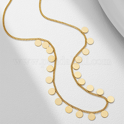 Латунные подвески витые цепочки ожерелья для женщин FS-WGE536B-02-1