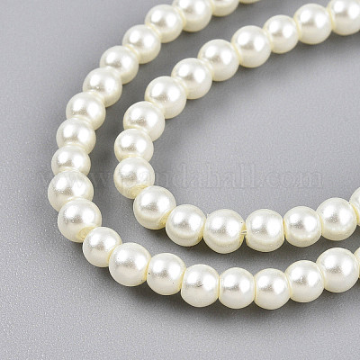 Выпечка из окрашенного перламутрового стекла жемчужные бусинки HY-T002-02A-02-1