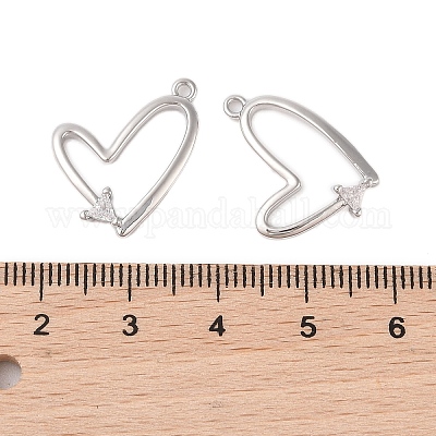 Стеклянные подвески с прозрачными стразами KK-N254-63P-1