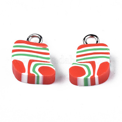 Подвески из полимерной глины ручной работы CLAY-S096-022-1