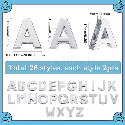 52 шт. 26 стиля сплава слайд-шармы FIND-SC0009-82-1