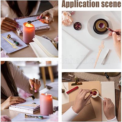 3 шт. 3-х цветные мешалки для сургуча из нержавеющей стали STAS-UN0040-10-1